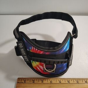 Small Dog Harness with Removable 'Do Not Pet' Labels